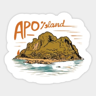 APO ISLAND Sticker